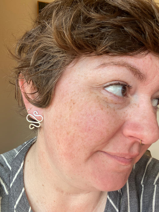 Squiggle Studs