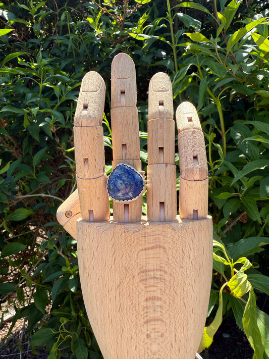 Lapis Statement Ring